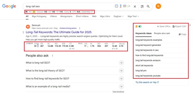 Ahrefs SEO Toolbar
