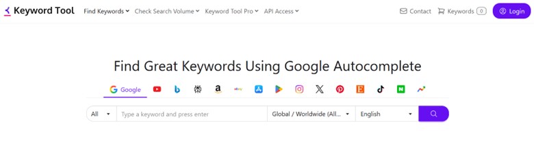 Keywordtool.io