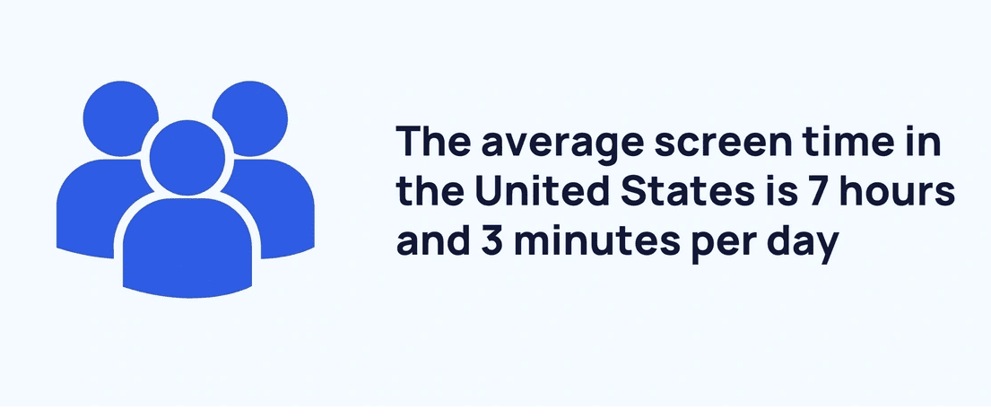 Screen time in the USA
