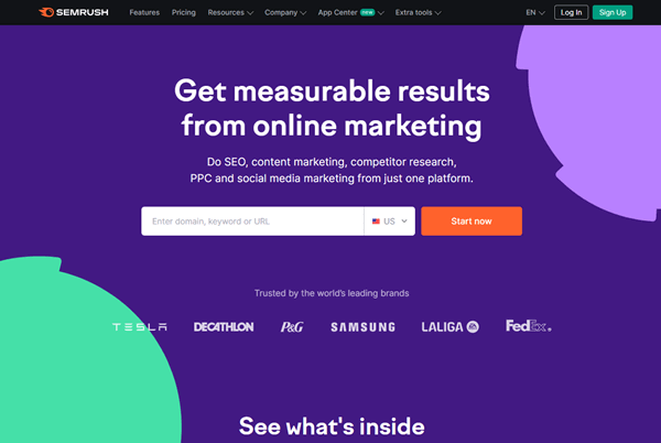 Semrush Website